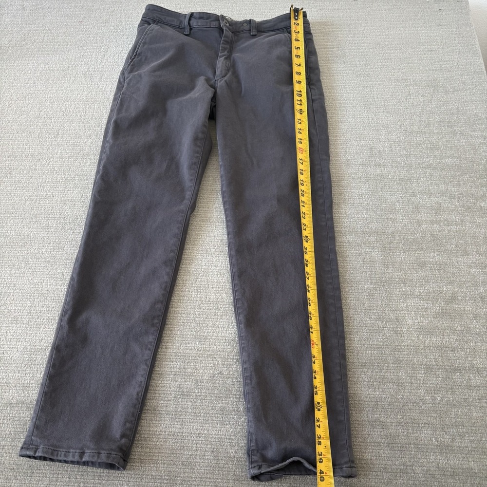 Rag & Bone Fit 2 Slim Chino Pants Mens 32x30 Gray Straight Leg Stretch Casual - Picture 6 of 10